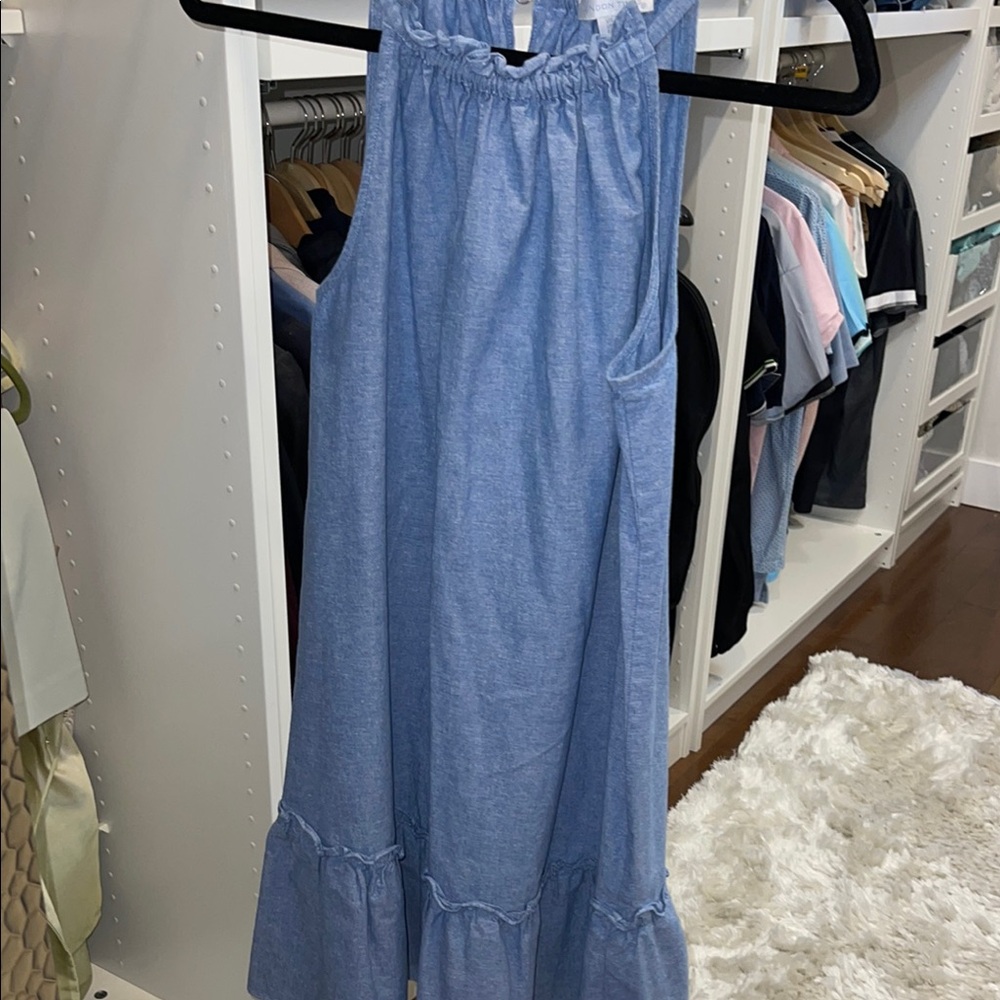 London Times Blue Mini Dress
